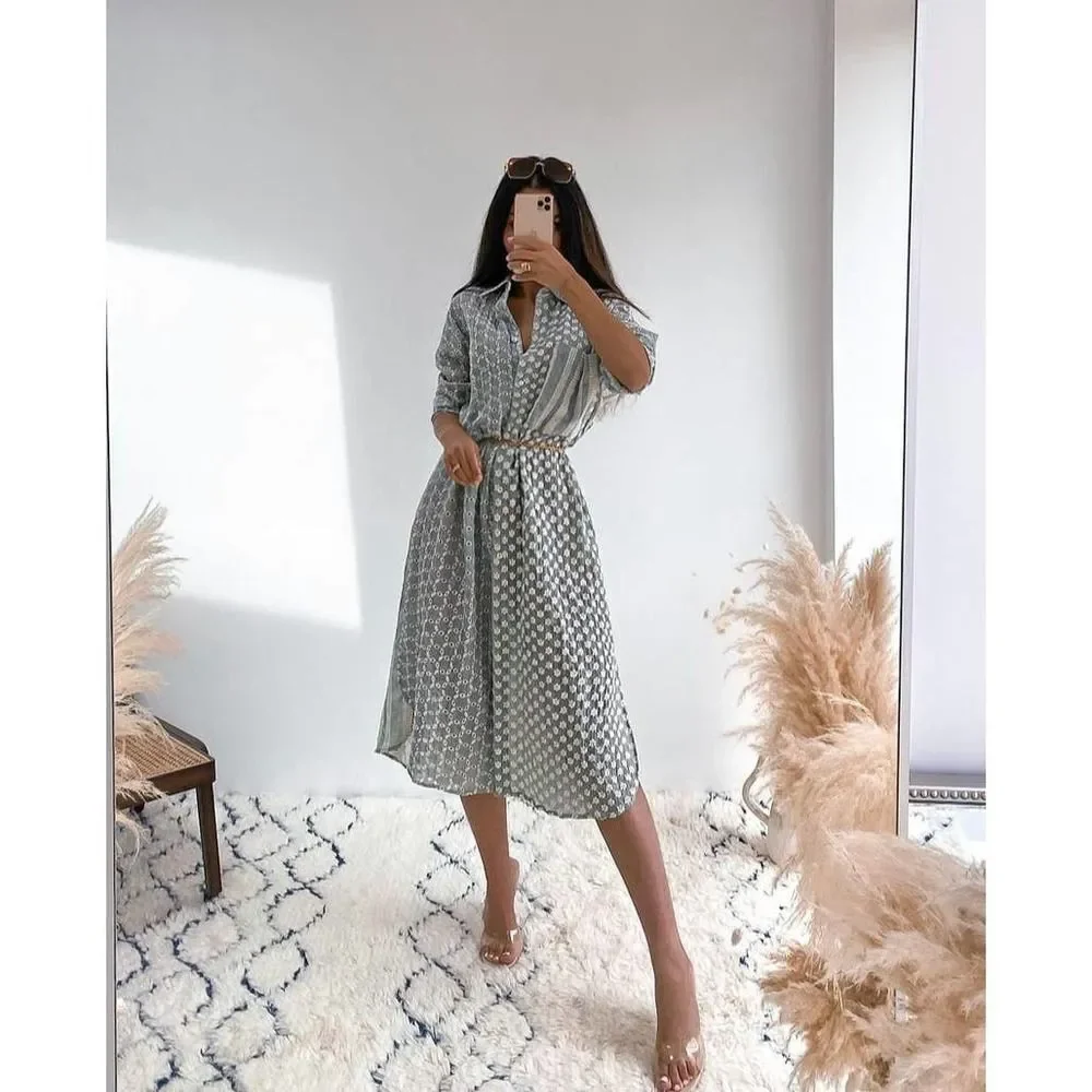 ZARA
Embroidered shirt dress New - Picture 6 of 11